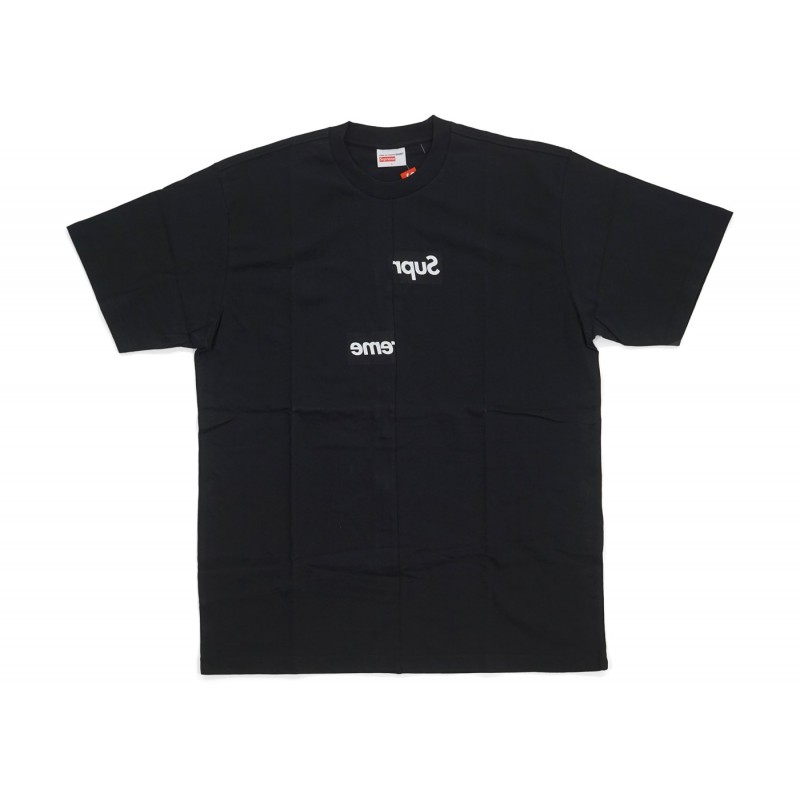 supreme box logo black shirt