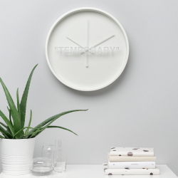 Virgil Abloh X Ikea Markerad Temporary Wall Clock